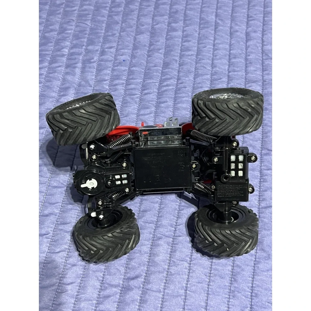 Red monster truck toy with black accents #monstertruck #kids Missing Remote